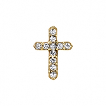 Micro Pave Cross 0726