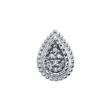 Kendra Pave Pear - Small 0677-900